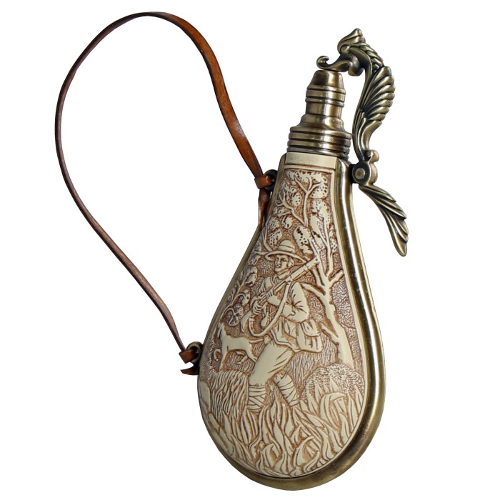 Kolser, Pulverflasche, Maße 18 x 10 cm